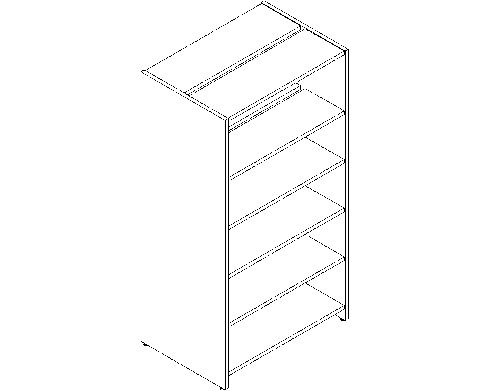 Lingo starter - double-sided - H1820 - D300 - W900 - 3D.dwg