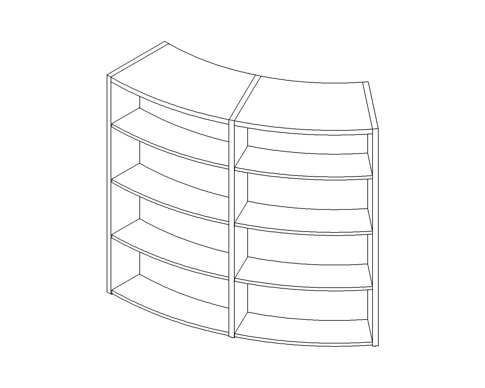 Inform Round adj. feet - 26˚ - H1768 - 2 bays - 3D.dwg