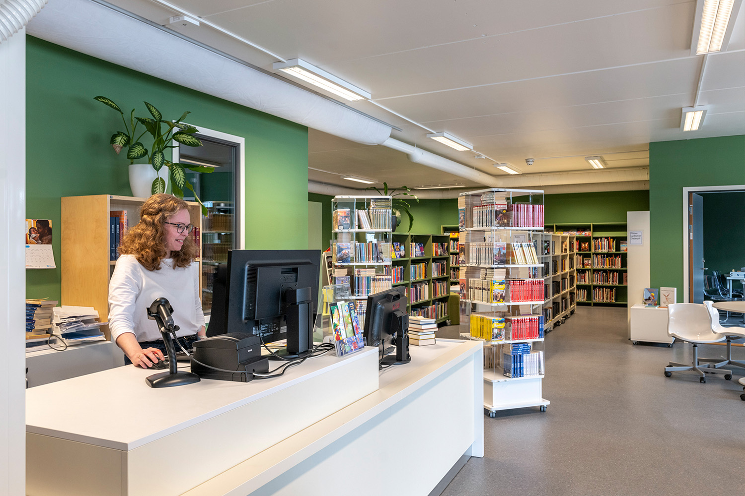 Hustadvika Library, Eide, Norway